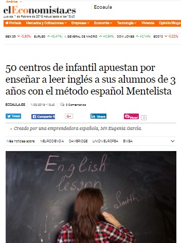 Mentelista en el periodico Economista